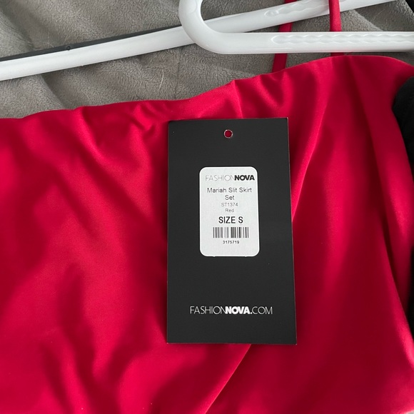 Two bralette type shirts (Size S and XS) Red and Black from Fashion Nova. - Picture 5 of 6